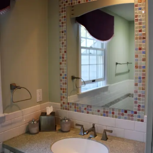 Kitchen with granite island
